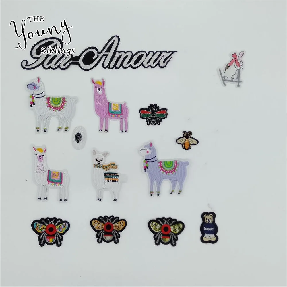 Горячая Распродажа мультяшная термоплавкая клейкая аппликация вышивка