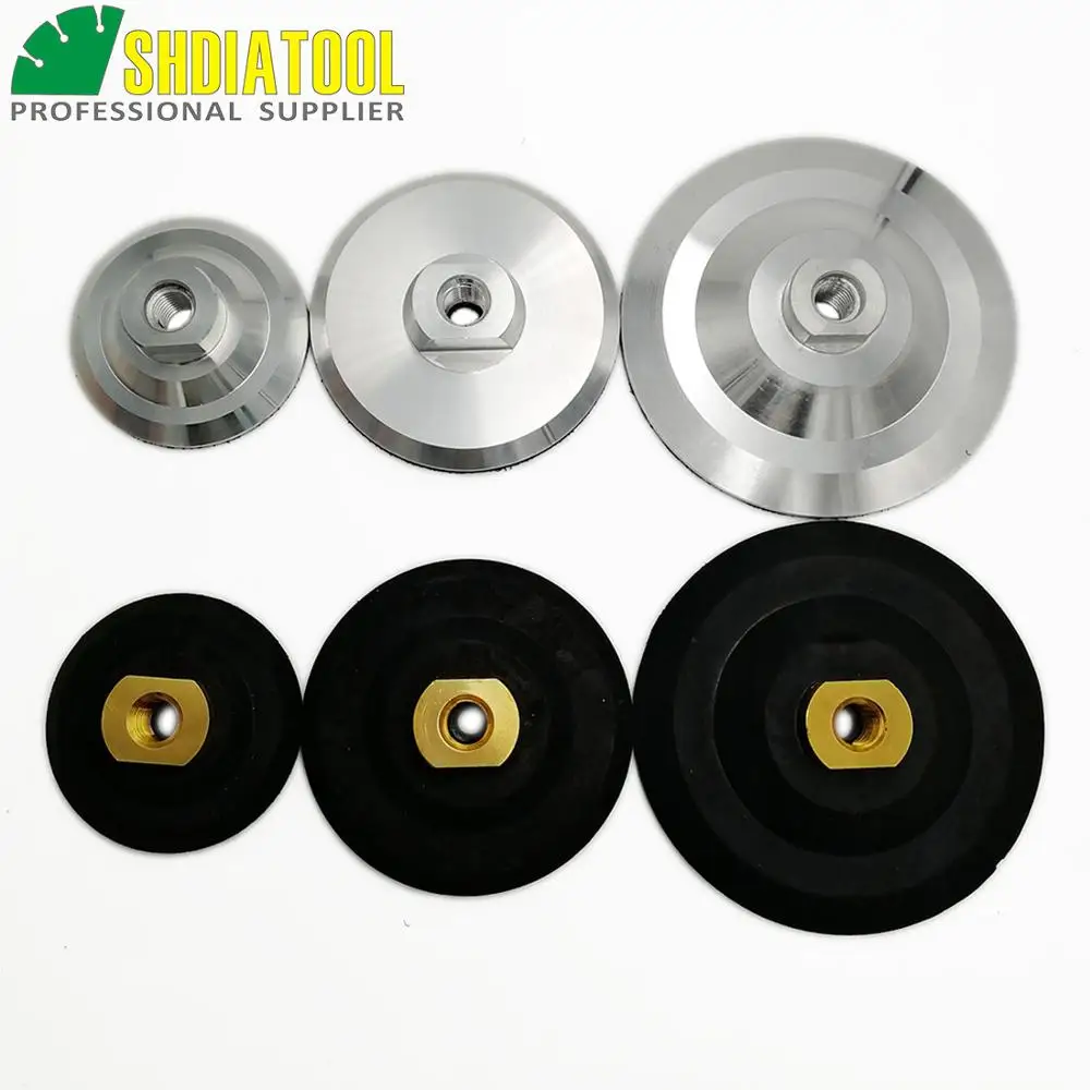 Задние подложки SHDIATOOL держатель для алмазных полировальных колодок с резьбой M14