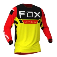 2021 mens downhill jerseys aykw fox mtb shirts offroad dh motorcycle jersey motocross sportwear clothing fxr bicycle clothing