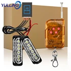 Ультра-тонкий светодиодный аварийный светильник для автомобиля Предупреждение мигает пожарные Полиция чрезвычайных светильник скорой помощи полиции стробоскоп светодиодный Предупреждение светильник