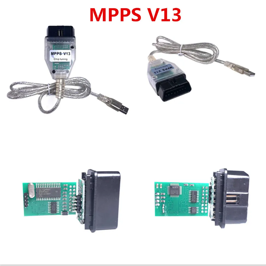 10 шт./лот новейшая версия V13.02 SMPS MPPS K CAN Flasher Чип тюнинг ECU перекарта OBD2