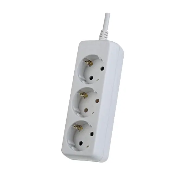 Удлинитель с заземлением Perfeo Powermate (3 розетки 1 5 м) белый | Компьютеры и офис