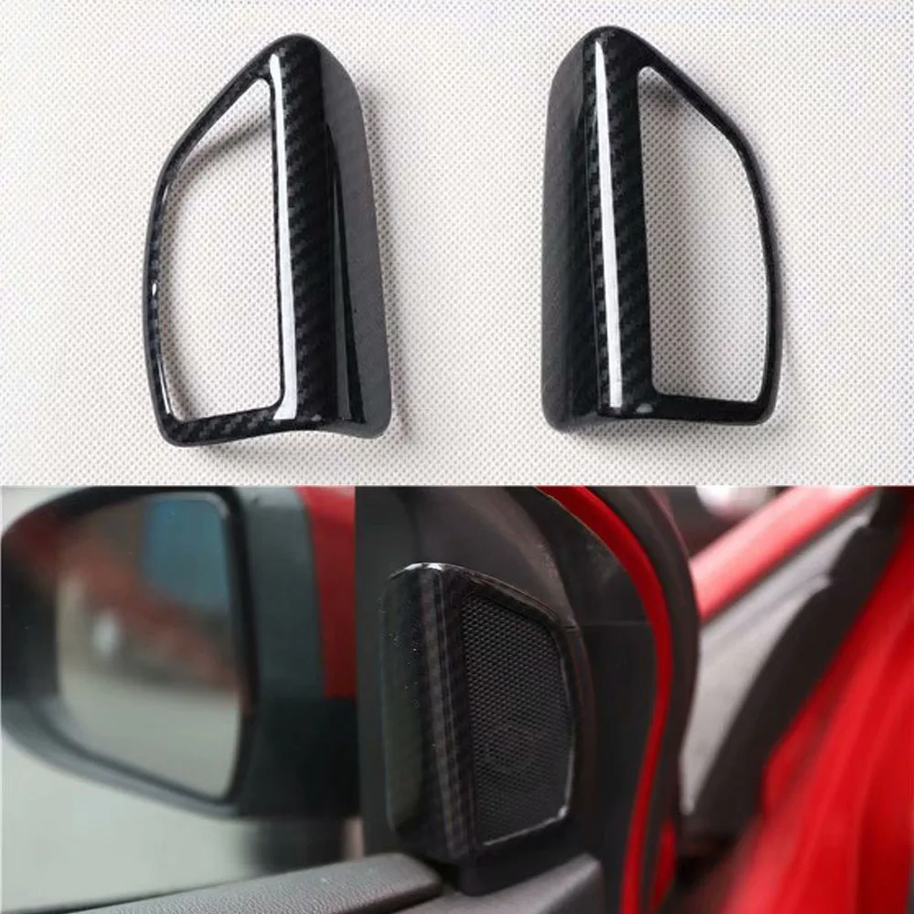 

For Ford Focus 2012 Car Triangle Speaker Decoration Frame Styling New ABS Car Trim Moldings