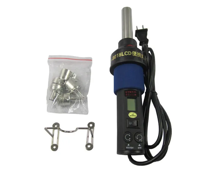 220 В 240 в 450 Вт градусов ЖК регулируемый электронный тепловой фен паяльная станция