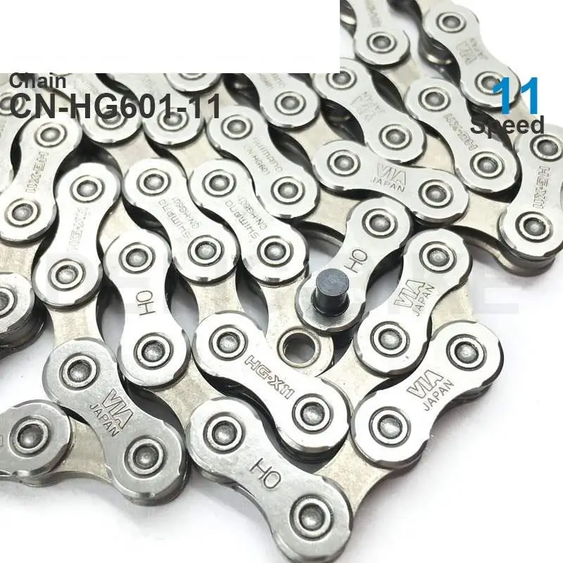 Дешево Велосипедные цепи SHIMANO, 11 скоростей, технические характеристики, супер узкие, для горных велосипедов, длина 116L, 118L, объем 124L, 122
