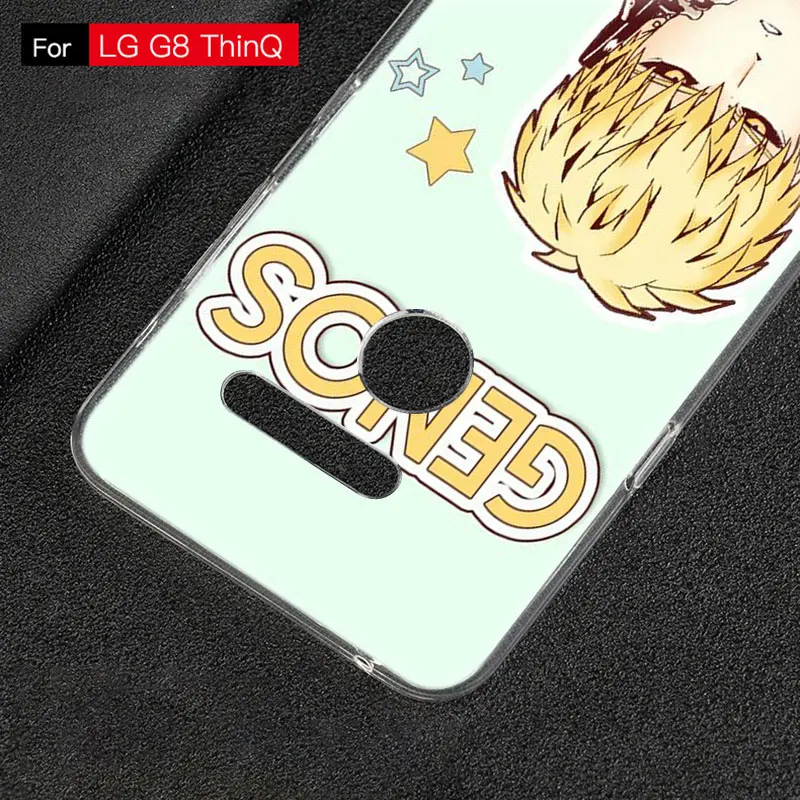 Силиконовый чехол Genos one punch man для LG G5 G6 Mini G7 G8 G8S V20 V30 V40 V50 ThinQ Q6 Q7 Q8 Q9 Q60 W10 W30 Aristo 2 X Power 3