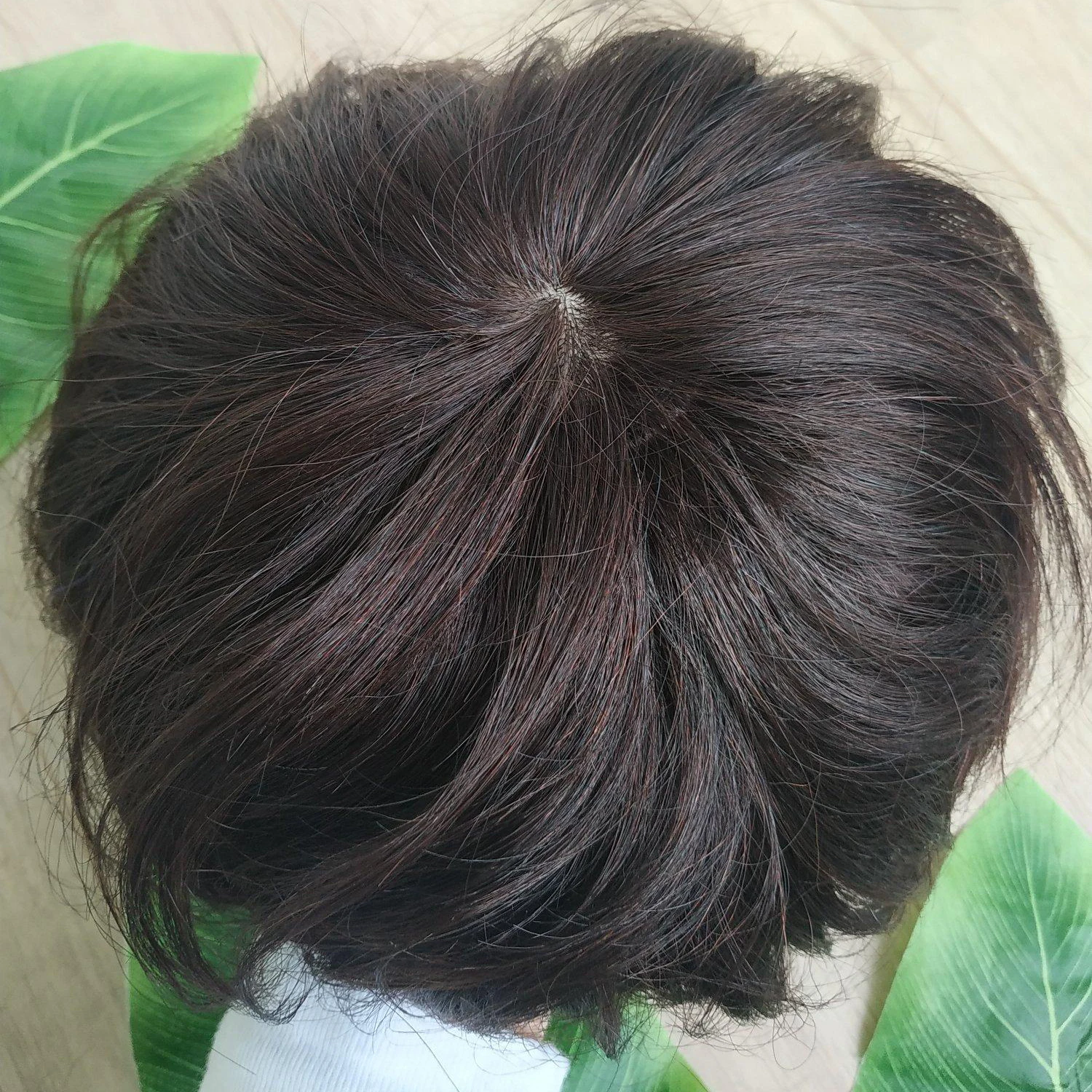 

JINKAILI Fashion 2021 Wig Short Black Male Straight Synthetic Wig for Men Hair Fleeciness Realistic Natural Black Toupee Wigs