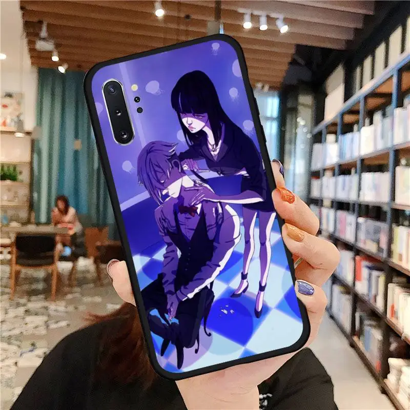 

Death Parade Anime Phone Case for samsung galaxy a51 a52 a71 a50 a12 a72 a21s a70 s21 s20 fe s10 note 20 10 ultra plus coque