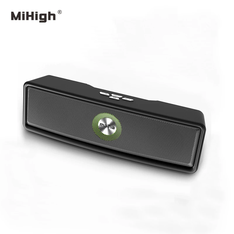 Портативная Hi-Fi Bluetooth-Колонка MAIHA 008 беспроводная стерео-колонка с усиленными