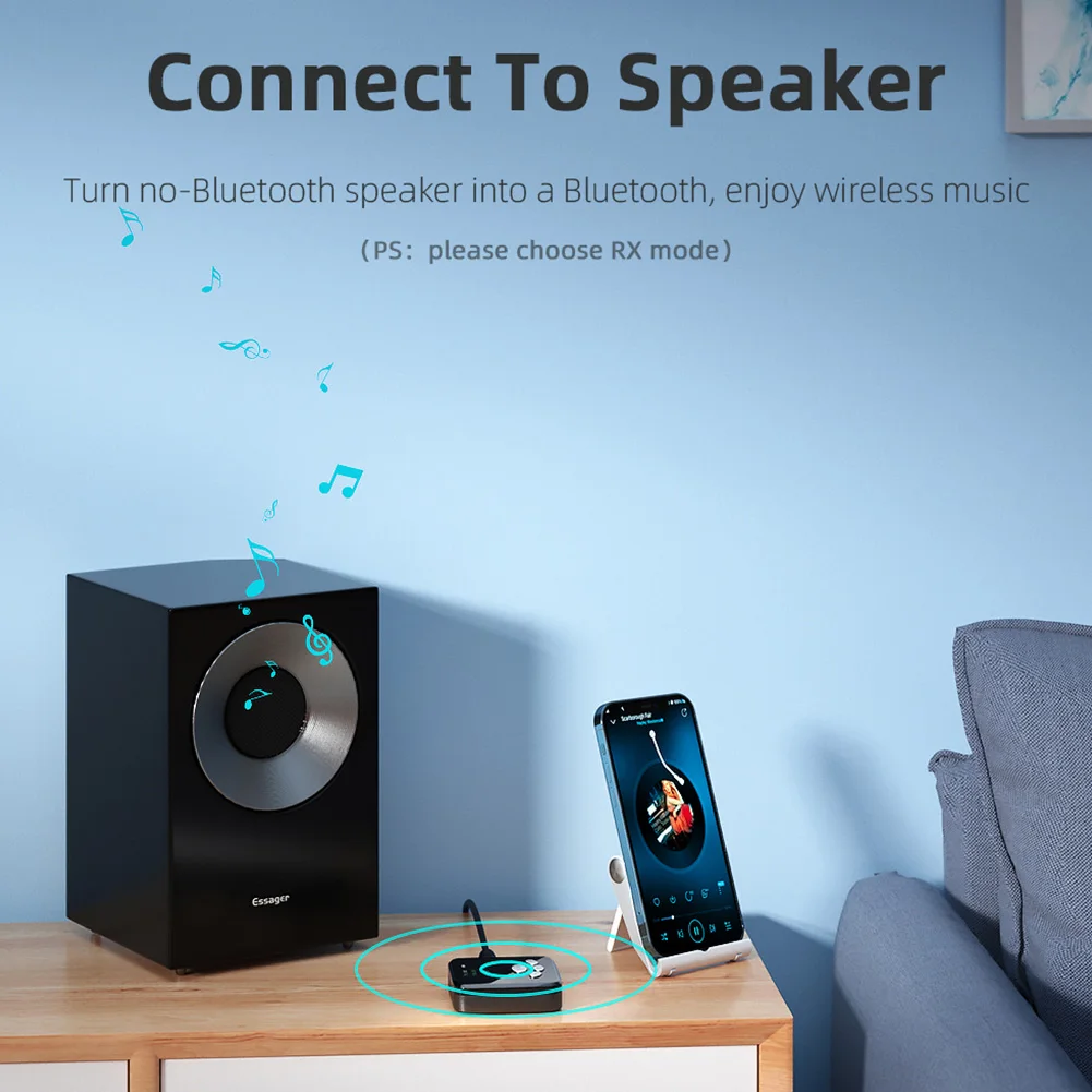 Передатчик T5 с разъемом 3 5 мм адаптер для ПК приемник наушников стереовыход