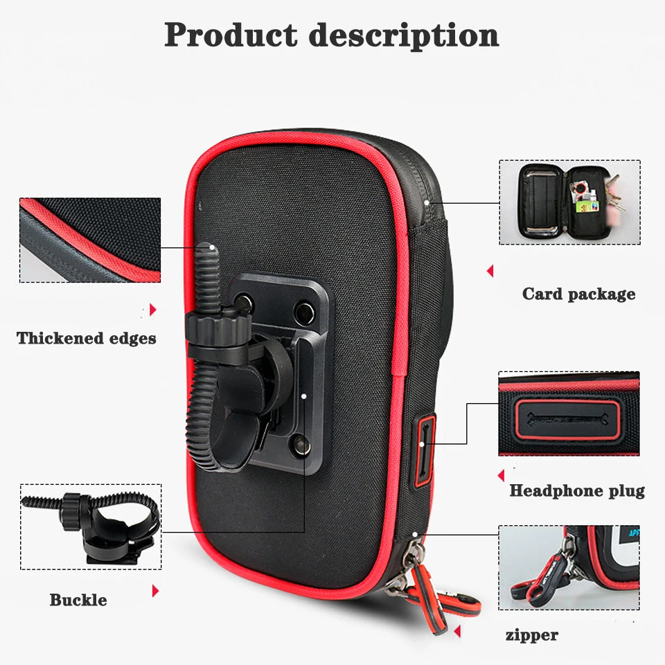 6 0 дюймов водонепроницаемая велосипедная сумка на переднюю трубу для мобильного