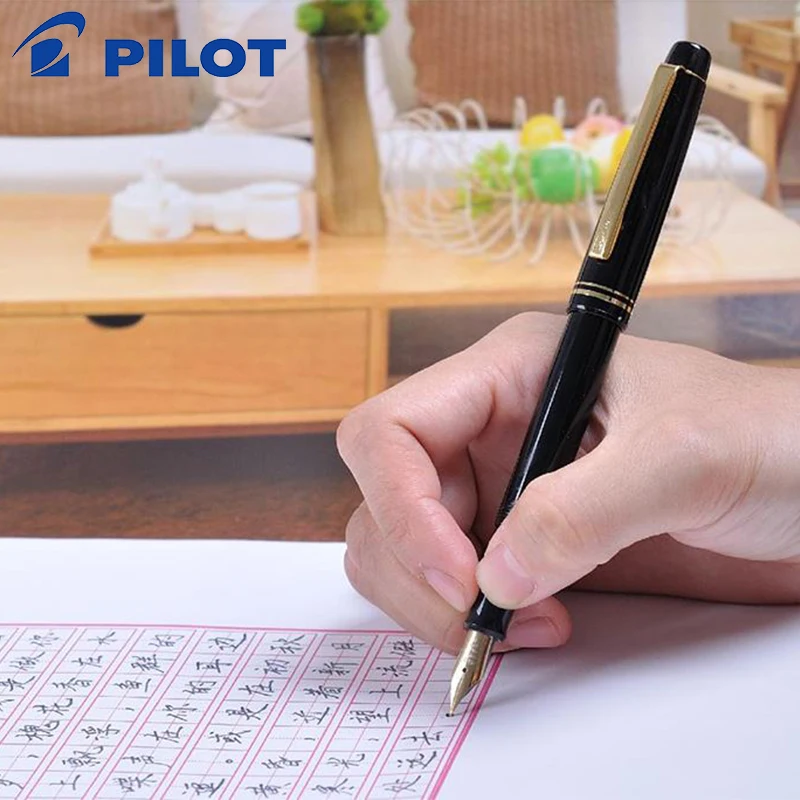 PILOT 78g 78g+ 22k golden original Iridium fountain pen students practice calligraphy ef f m nib ink cartridge con40 converter|pilot 78g|iridium