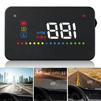a200 3 5 inch hud head up display car styling speedometer obd2 ii euobd auto projector parameter display with over speed warning