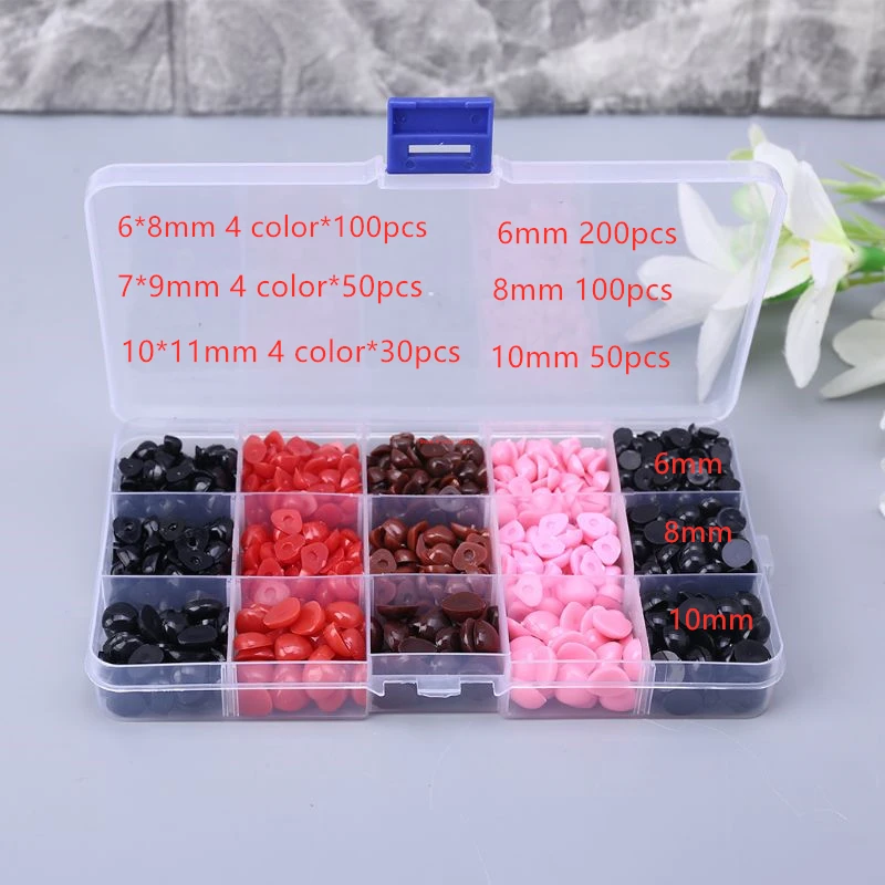 

1070pcs/box 6 Sizes Plastic Safety Eyes for Bear Doll Stuffed Toys Animal Puppet DIY Crafts Accessories