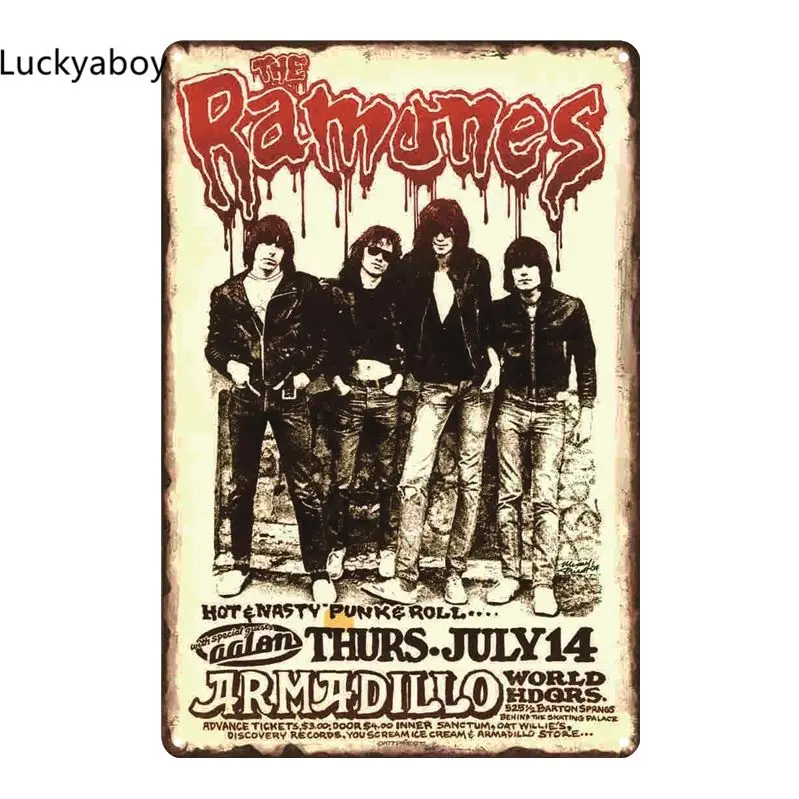[Luckyaboy] Рок-Группа ACDC queen дверные рамы Винтаж Металл ретротин знак настенная доска живопись античный подарок домашний бар Паб декор AL002 - Цвет: UV017