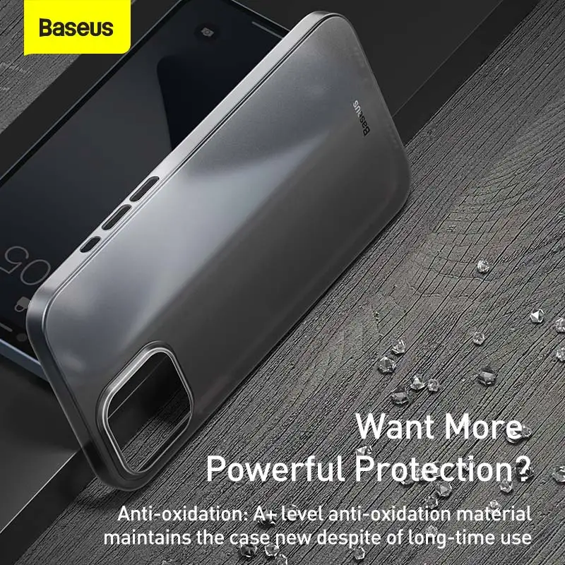 Роскошный чехол для телефона Baseus iPhone 12 Pro Max ультратонкий ударопрочный из