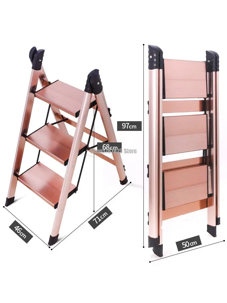 Многофункциональная складная лестница для дома утолщенная из алюминиевого