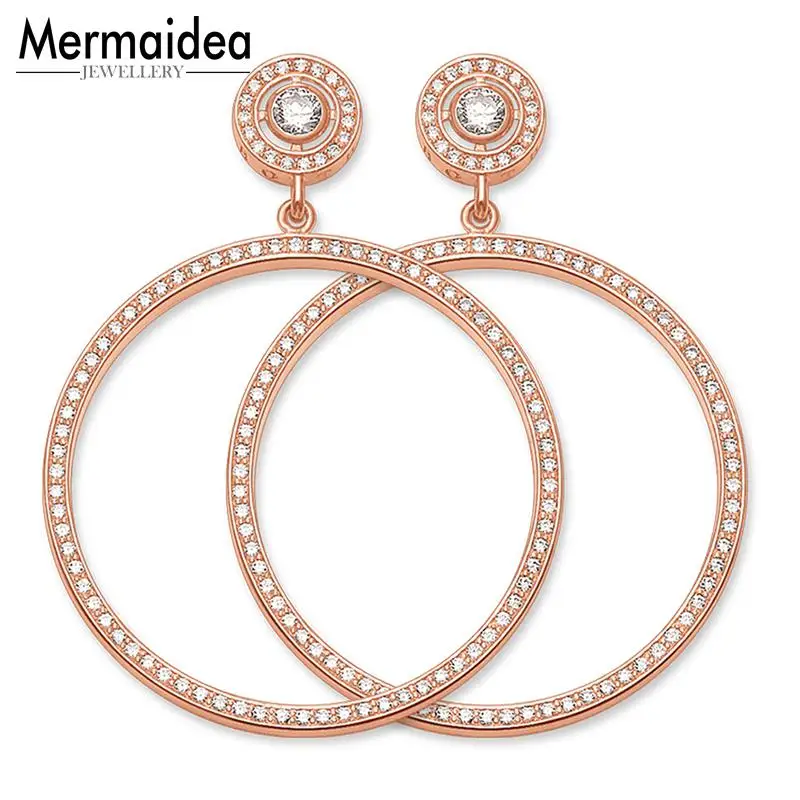 Серьги гвоздики в виде Розы модные хорошие ювелирные изделия для женщин подарок