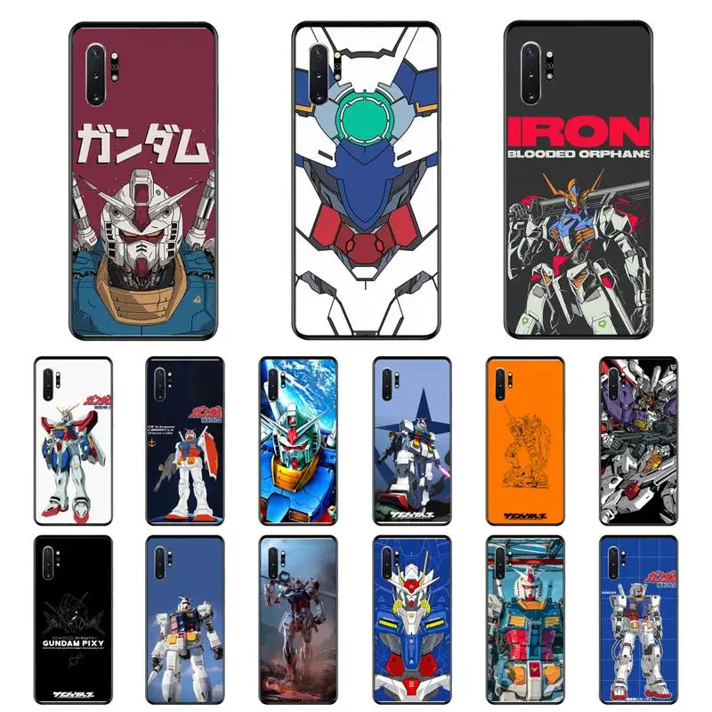 

GUNDAM Phone Case For Samsung Note 7 8 9 20 Note 10 Pro lite 20ultra M20 M10 Case