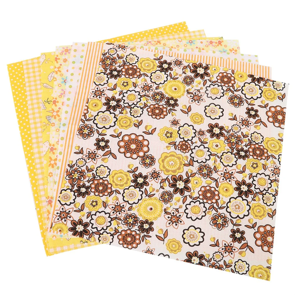 

DIY Cotton Cloth 7pcs/Set Cotton Batiks Sewing Craft Cloth For DIY Wallet Cushion Cover Dropshipping