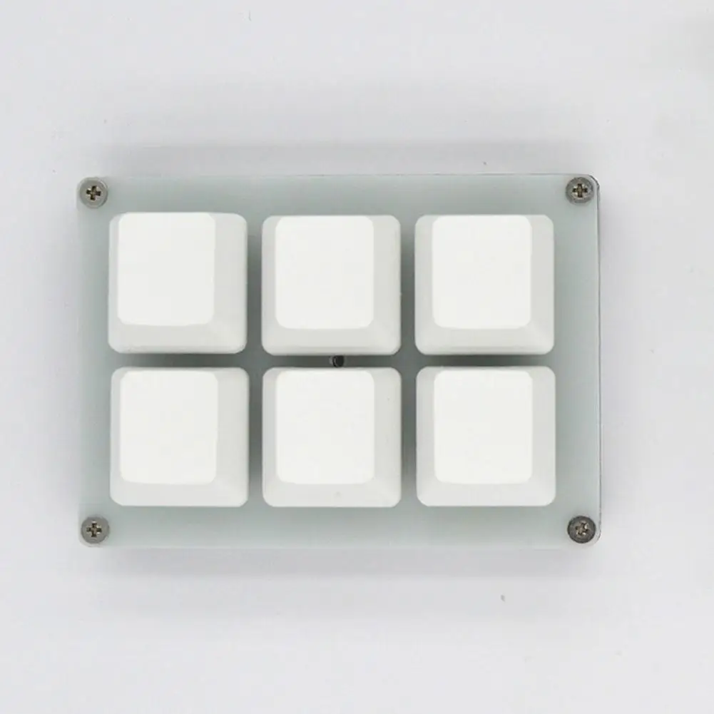 

New 6-key Programmable Mechanical Keyboard 6-key Macro Keyboard Usb Programming Diy Key Game Shortcut Switch Customization