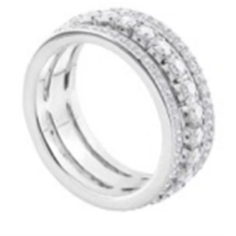 

New Luxury Full Crystal Rotatable Finger Rings Female Beauty Fashion Accessories Ring Fashion Jewelry Lovers Women Gifts