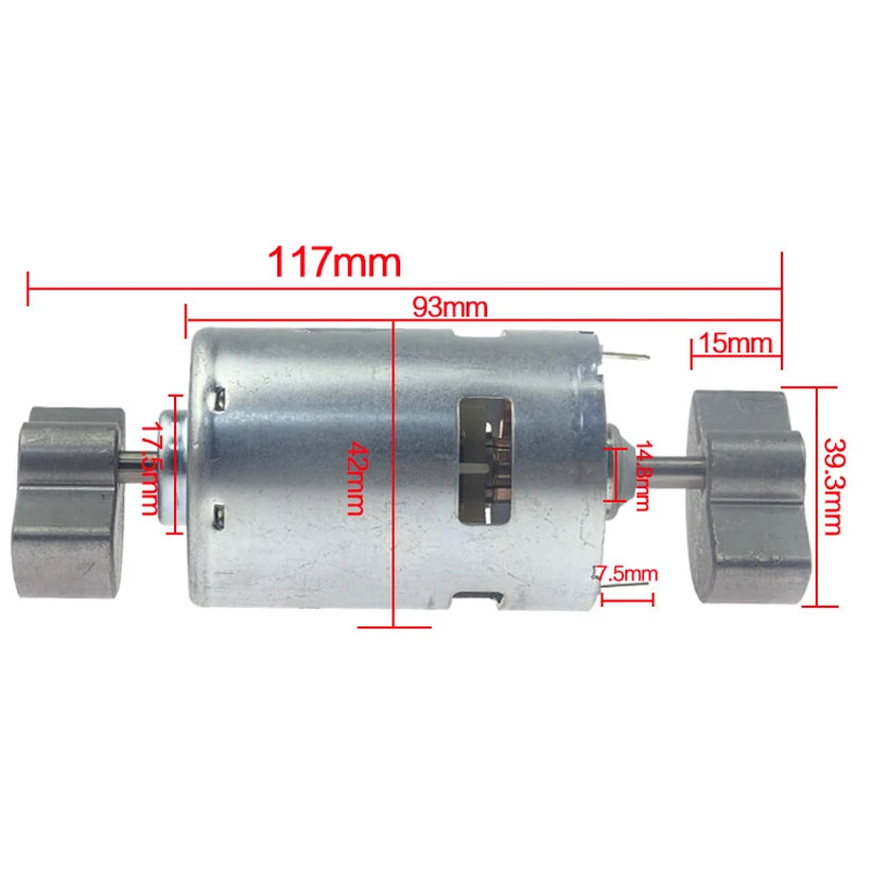 1 шт. Двойной вибрационный вибромотор для самостоятельной Массажная игрушка 12 В 24