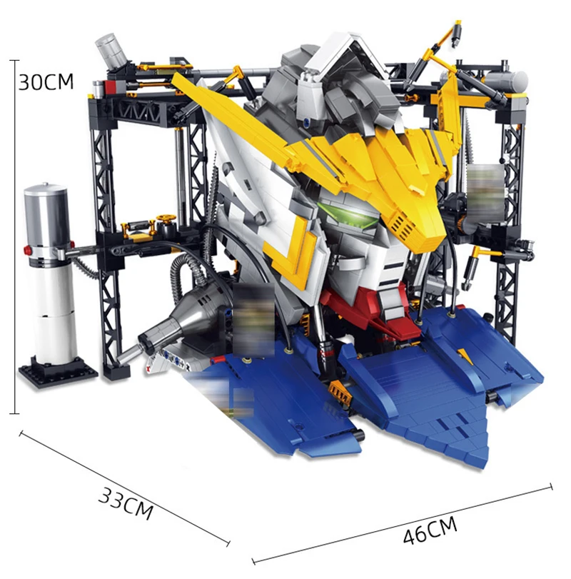 

Creator Super Robot War Gundam RX-93 Barbatos breastplate Mecha Technic Model Collection Building Block Christmas Toys Gift