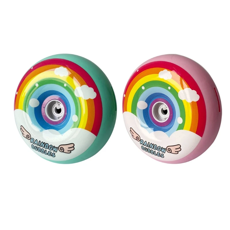 

Electric Bubble Maker Interesting Summer Beach Outdoor Gift for Toddlers 3Years Above Interactive Bubble Toy with Strap