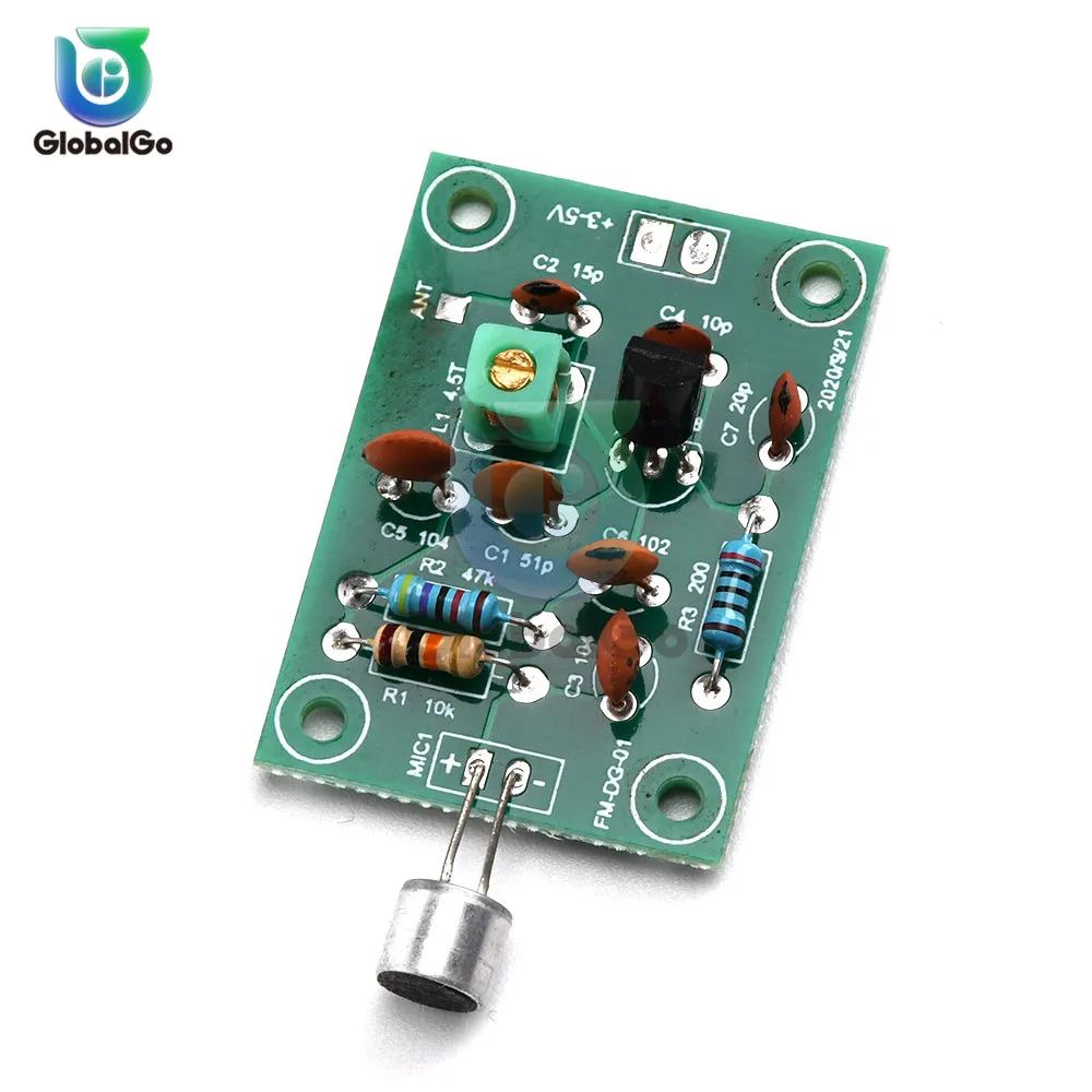 FM передатчик Модуль Мини-беспроводной микрофон радио частота печатной платы 91-103