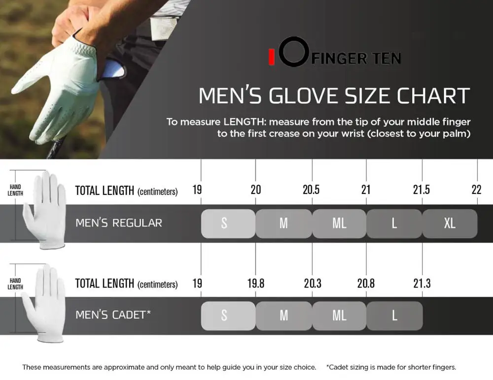 

All Weather Grip Cabretta Leather Golf Gloves Men Left Hand Right Rh Lh 6 Pack Golfer Durable Breatherable Non-slip Player Set