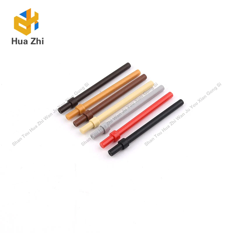 

10PCS 63965 Bar 6L with Stop RingBuilding Blocks Parts MOC DIY Education Build Toys Brick