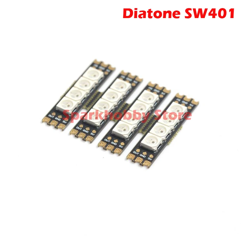 4 шт. Diatone MAMBA SW401 5 в красочная светодиодная лента для Mamba F722S RC Drone FPV Racing Parts Accessories DIY