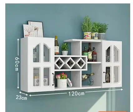 

Wine cabinet wine rack modern simple wall storage rack wall hanging wine rack diamond wine grid restaurant hanging wine rack