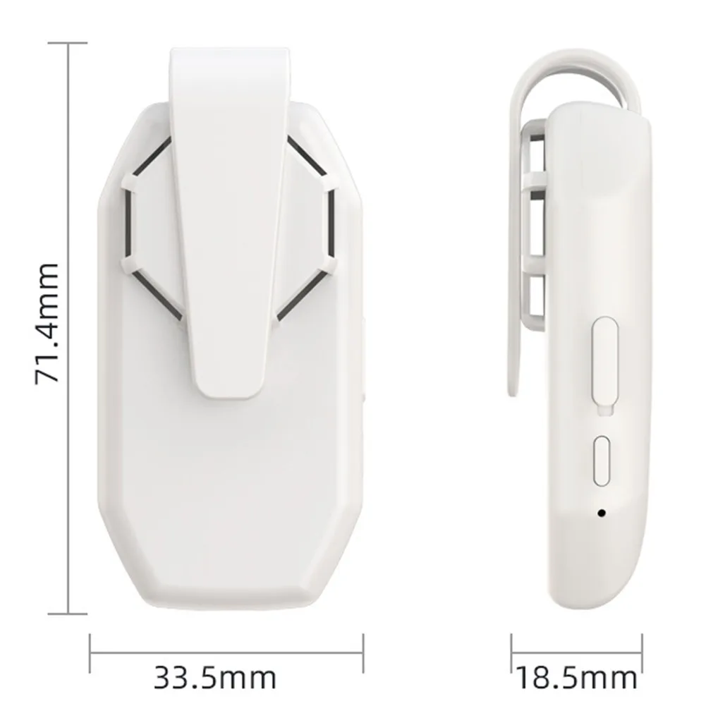 

Мини-вентилятор портативный с USB-зарядкой и клипсой, 250 мА · ч