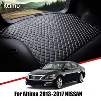 for nissan altima l33 2013 2018 leather car trunk mat carpet tail cargo liner teana trunk boot mat liner pad 2014 2015 2016 2017