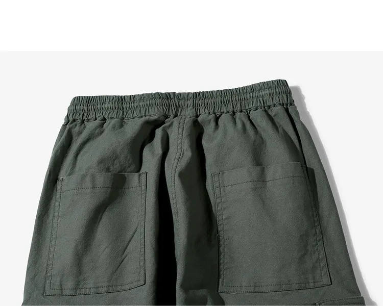 

2021 New Men Multi Pocket Drawstring Loose Casual Cargo Pants Streetwear Hip Hop Japan Style Vintage Harem Trouser Sweatpants