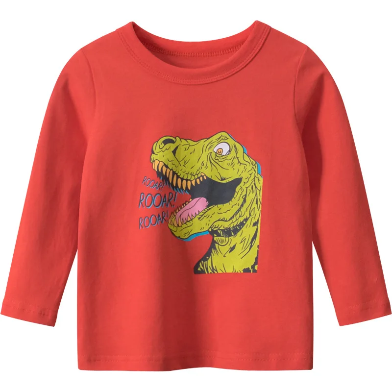 

2021 autumn new Korean children's fashion baby's clothing boy's long sleeve T-shirt children's bottom coat