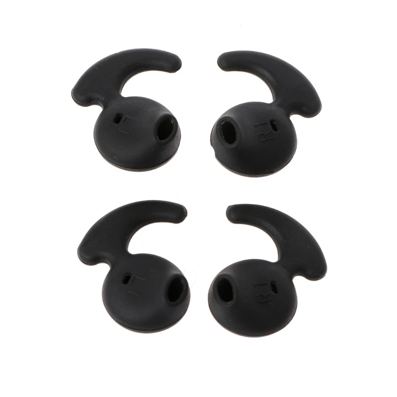 Фото 2 пары черных силиконовых вкладышей Замена наушников для samsung S6 спортивные