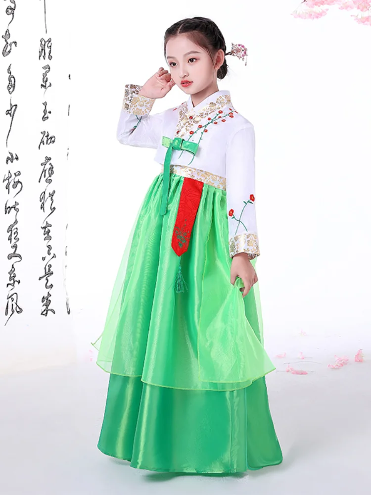 Обувь для девочек дворец корейский ханбок ребенок этнические национальные