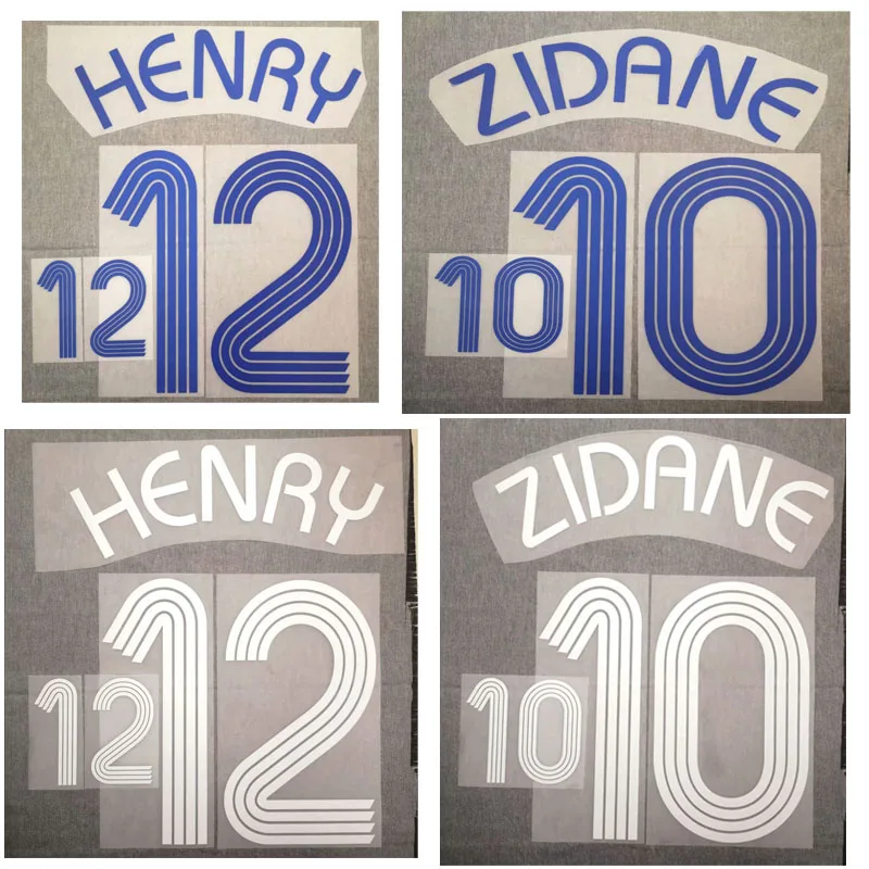 2006 Зидан Генри Nameset Home Away по индивидуальному заказу с возможностью выбора любого