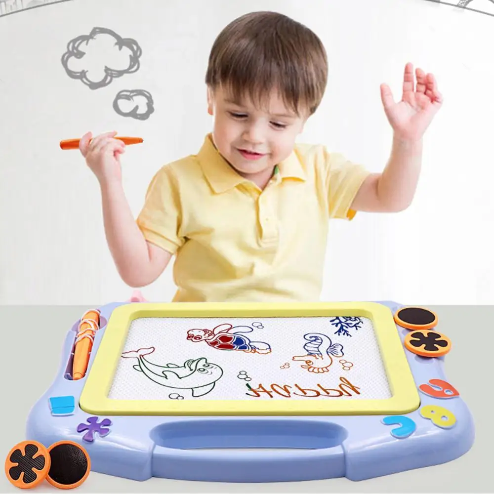 

Magnetic Colorful Drawing Board Sketch Doodle Writing Pad Kids Education Toy