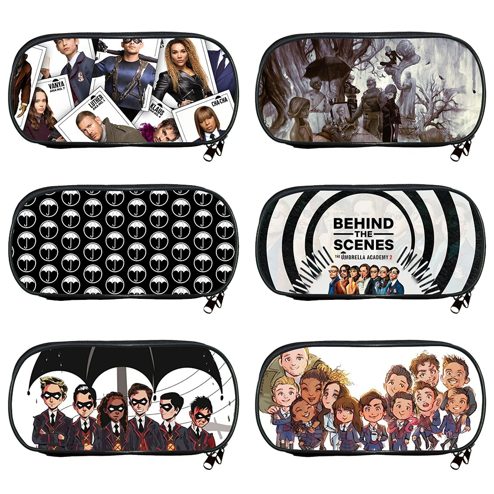 

The Umbrella Academy Pencil Case Children Pen Holder Women Makeup Box Kids Pencil Bag Students Stationary Bags School Supplies