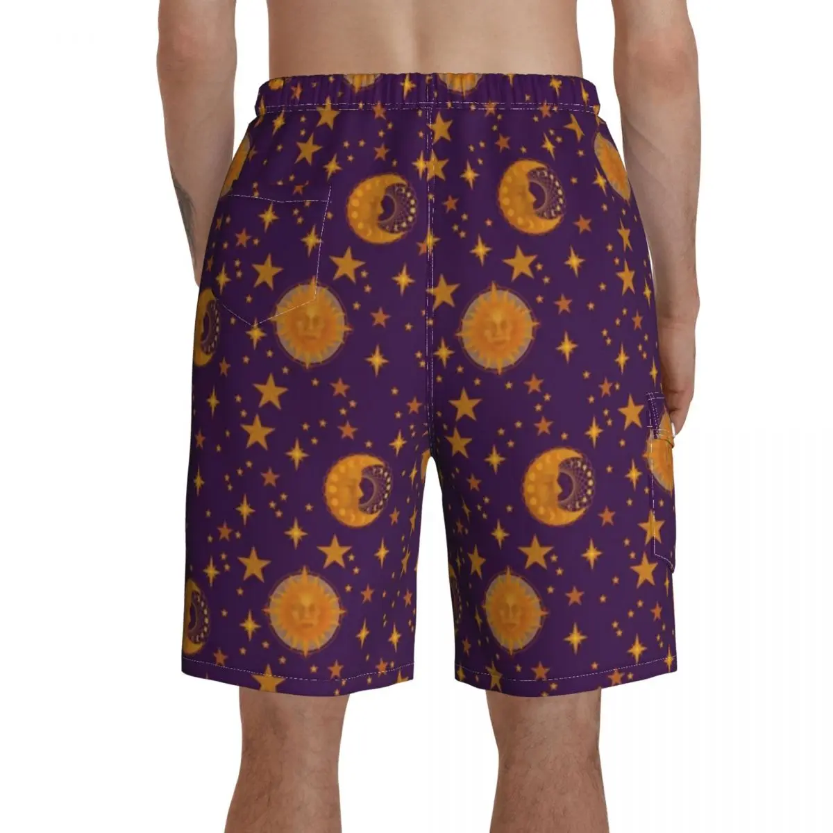 

Bohemian Board Shorts Beach Swimming Trunks Polyester Pattern Men Swim Trunks