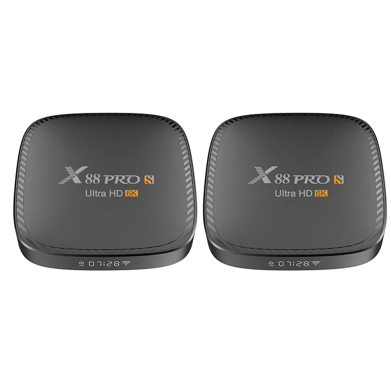 802.11 a – 4 + 64g Android Smart tv Box 2.4g – 5g Banda Dupla Wifi b g n ac Bluetooth V5.0 Ethernet 10.0 X88 Pro s