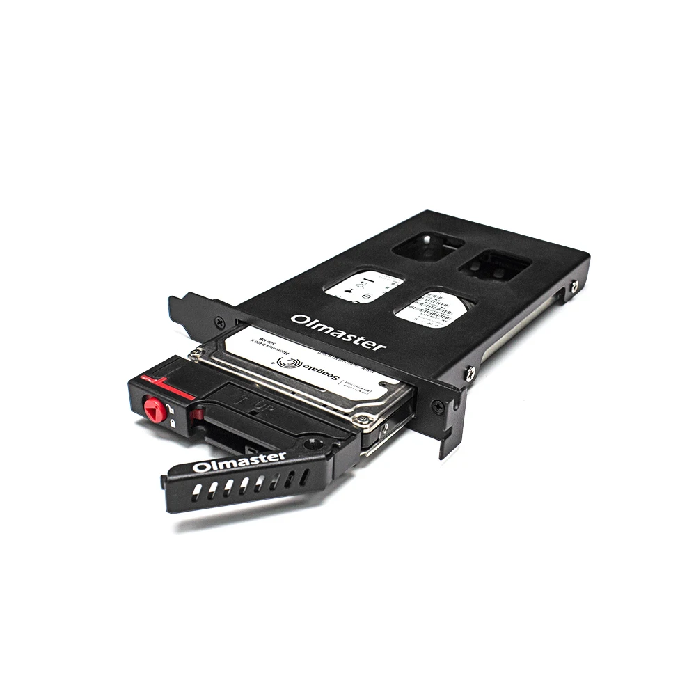 OImaster 2 5 дюймовый PCI жесткий дисковый отсек для ключей с замком металлический