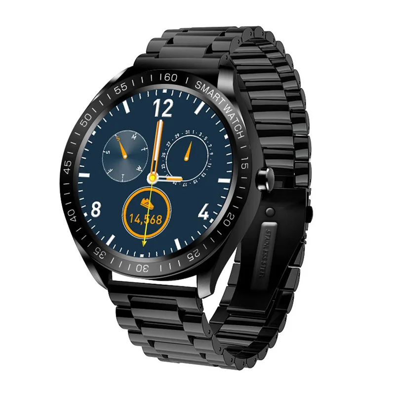 Смарт часы F13 мужские водонепроницаемые IP68 из нержавеющей стали|Смарт-браслеты| |