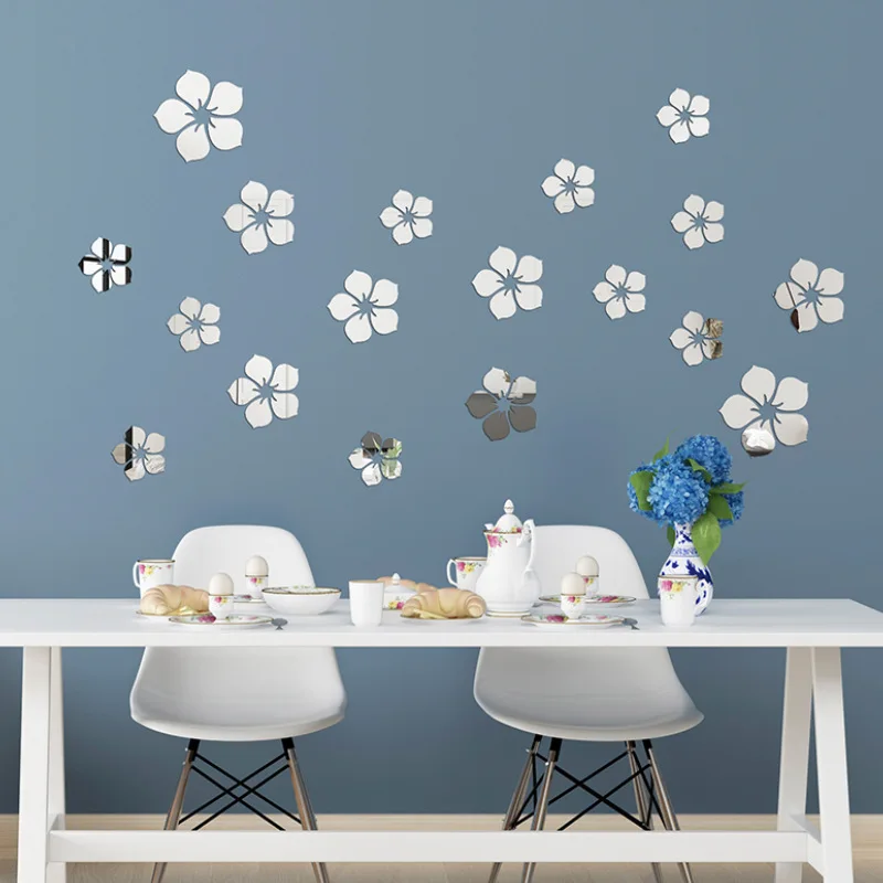 Акриловые зеркальные настенные 3d-наклейки креативные изысканные наклейки с