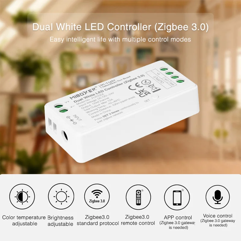 Контроллер светодиодной ленты Miboxer FUT035Z Zigbee 3 0 двойной белый Одноцветный RGB RGBW +