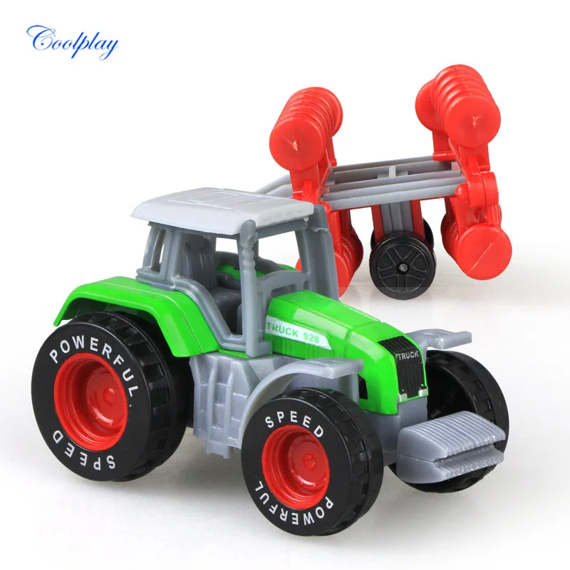

Simulation Farm Towing Car Engineering Car Alloy Car Model 4 Mixed Children's Toys